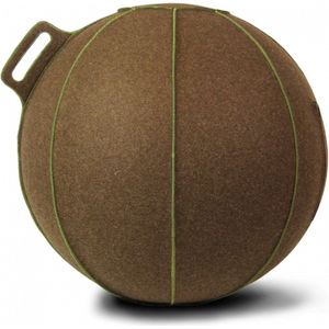 VLUV BOL VELT zitbal 70-75cm - Brown-Melange/Green