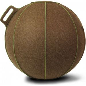 VLUV BOL VELT Zitbal 70-75cm - Brown-Melange/Green