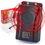 PATTLER® Marterverjager auto werkt op batterijen voor ca. 40 m² met ultrasoon en anti-gewenningseffect - Mobiele marterverjagers met batterijvoeding - muizenverjager voor huis, garage, zolder, tuin