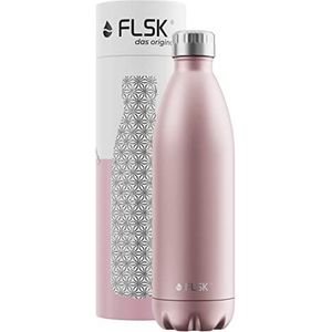 FLSK BOTTLE Thermos Drinkfles - Vaatwasmachinebestendig - 1000 ml - Rosegold