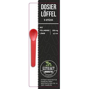 Doseerlepels maatlepels, 5-delige set, 200 mg nauwkeurig doseren, microdoseerhulp voor milligram nauwkeurige dosering