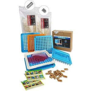 SET capsulevuller + 500 lege capsules Gr. 000 - gescheiden gelatine capsulehelften - geen voorafgaand openen nodig (501-delige set)