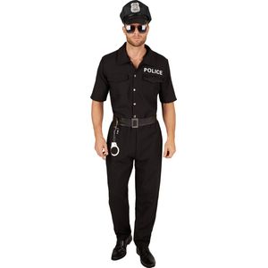 TecTake dressforfun politieagent heren kostuum | riem | comfortabele broek (L | Nr. 301436)