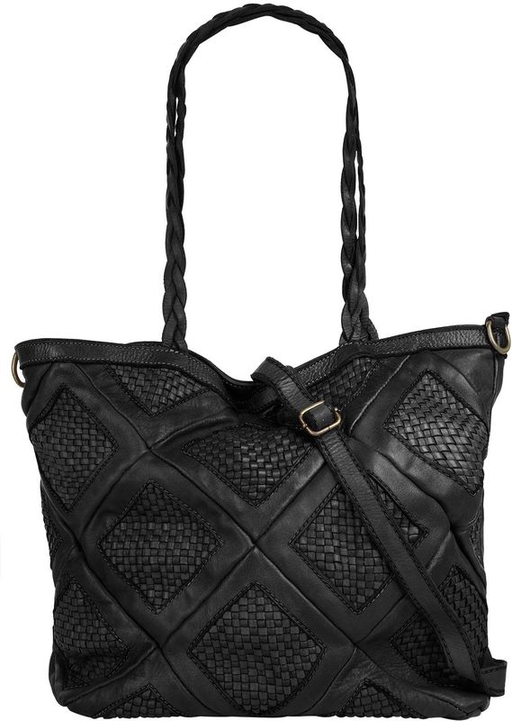 Samantha Look Shopper, echt Leder, Made in Italy