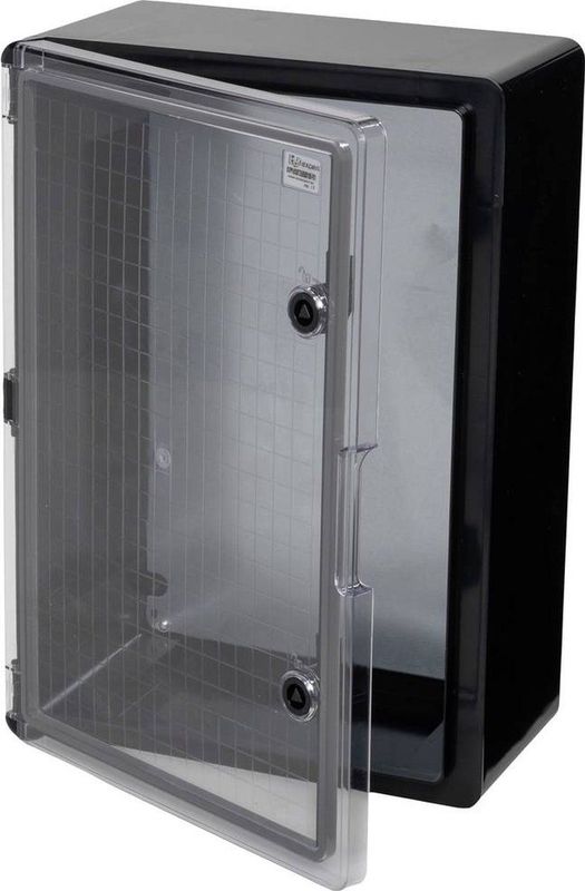 Boxexpert - BXPPABSBT350500190-F01 Installatiebehuizing - Zwart - ABS-kunststof