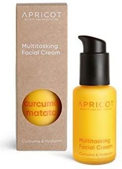 Apricot Multitasking Facial Cream - Kurkuma & Hyaluronzuur | Biologisch | Vegan | Natuurlijke Creme Gezicht