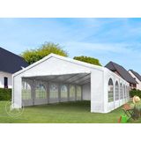 Hoogwaardige Partytent 6x12 m van PE 450 N zeil tuintent feesttent waterdicht in Wit