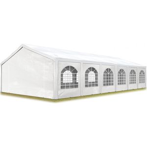 Partytent 6x12m PE 450 wit waterdicht Feesttent