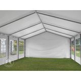 Toolport Partytent Feesttent 3x6 m Wit PE 350 N Waterdicht UV-bestendig