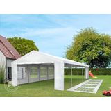 Toolport Partytent Feesttent 3x6 m Wit PE 350 N Waterdicht UV-bestendig