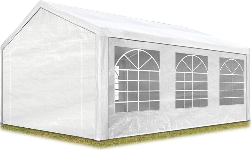 Toolport Partytent Feesttent 3x6 m Wit PE 350 N Waterdicht UV-bestendig