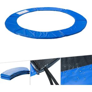 Arebos Randafdekking voor trampoline | 427 cm | randbescherming | veiligheidsmat, 100% UV-bestendig | scheurvast trampoline accessoires | Blauw