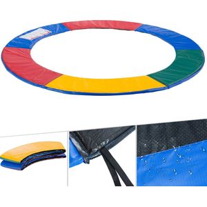 AREBOS Beschermingspads Randafdekking Trampoline Veerbescherming 457cm Kleurrijk