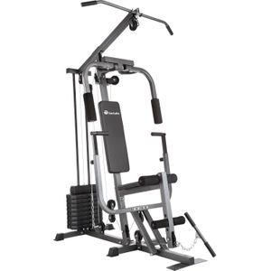 tectake - Krachtstation - fitness home gym met bankdrukmodule - 402757