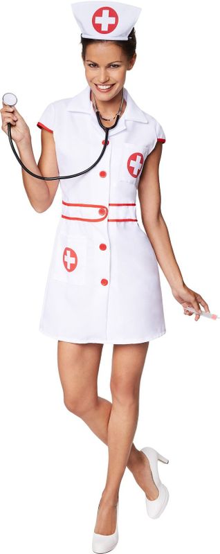 tectake® Frauenkostüm sexy Krankenschwester