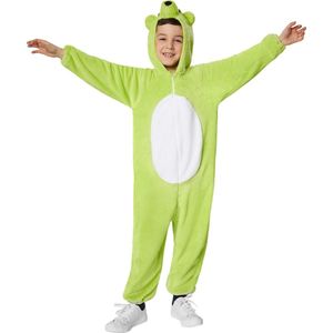 dressforfun - Kinderkostuum groene beer 152 (11-12y) - verkleedkleding kostuum halloween verkleden feestkleding carnavalskleding carnaval feestkledij partykleding - 301558