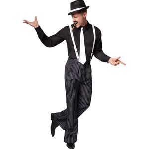 dressforfun - Charleston Gentlemen - Mannenkostuum - Zwart - Verkleedkleding voor Carnaval