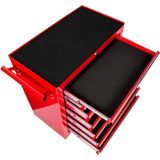 Gereedschapswagen - Gepoedercoat - 7 Vergrendelbare Lades - 4 Wielen