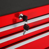 Gereedschapswagen - Gepoedercoat - 7 Vergrendelbare Lades - 4 Wielen