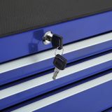 Gereedschapswagen - Zwart - Gepoedercoat - 7 Vergrendelbare Lades