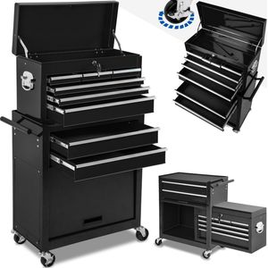 Gereedschapswagen - Mobiel - Met Kofferopzetstuk - Kogelgelagerde Lades