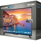 Dyon Voer 40 PRO X2 in (40", LED, Volledige HD, 2021), TV, Zwart