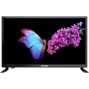 DYON Enter 24 Pro X2 60 cm (24 inch) televisie (Triple Tuner (DVB-C/-S2/-T2), hotelmodus, USB-mediaspeler, modeljaar 2022, zwart