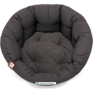 Doctor Bark Hondenmand Rond Grijs - Medium
