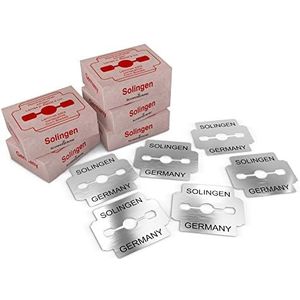 SCHWERTKRONE® Eeltschaafmessen [Made in Solingen - Germany] - eeltschaafmessen - reservemessen voor eeltschaaf - professionele messen van premium kwaliteit - afzonderlijk verpakt (50 stuks)