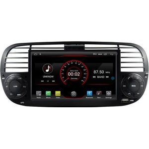 Android 12  Navigatie - Fiat 500 carkit - usb - touchscreen - apple carplay - android auto