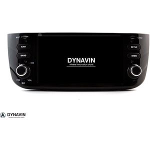 Dynavin Android 13 navigatie Fiat Punto carkit usb dab+ touchscreen met apple carplay en android auto