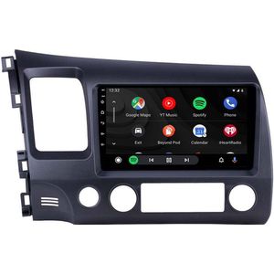 Dynavin Android 13 Navigatie Honda Civic 10 inch carkit touchscreen usb apple carplay android auto