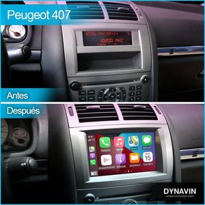 Navigatie Peugeot 407 2004-2011 carkit android 13 usb 64 gb met apple carplay en android auto
