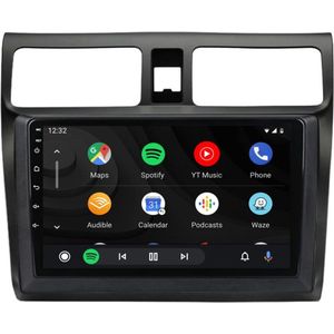 Suzuki swift 2004-2009 navigatie carkit full touch 10.1 inch android 13 usb carplay android auto en apple carplay