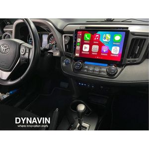 Dynavin Navigatie Toyota Rav4 2013– 2018 Carplay en Android auto carkit touchscreen android 13 ook geschikt voor iphone