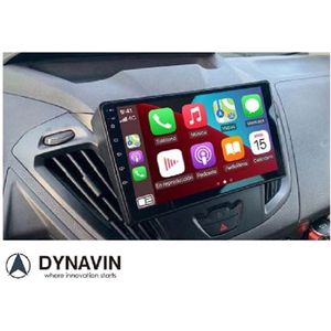 Dynavin autoradio Ford transit custom 2013-2018 Navigatie carkit usb android 14 draadloos apple carplay en android auto