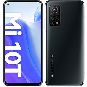 Xiaomi Mi 10T 6/128GB Dual SIM Cosmic Black inclusief Koptelefoon 6,67"" FHD+ 5.000 mAH batterij