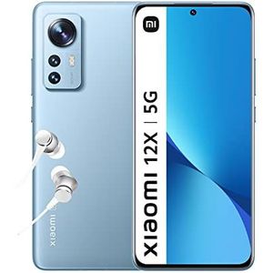 Xiaomi 12X Smartphone 8+256GB, 6,28 inch 120Hz AMOLED-display, Snapdragon 870, 50 MP + 13 MP + 5 MP drievoudige camera, 4500 mAh, blauw (IT-versie + 2 jaar garantie) Alexa handen vrij