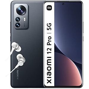 Xiaomi 12 Pro 5G Smartphone 12 + 256 GB, display 6,73 inch 120 Hz AMOLED, processor Snapdragon 8 Gen 1, Triple Camera 50 MP, batterij 4600 mAh, HyperCharge 120 W, grijs