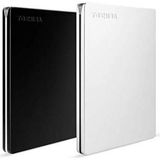 Toshiba - Canvio Slim - Harde Schijf - Zwart - 1TB - Aluminium