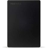 Toshiba - Canvio Slim - Harde Schijf - Zwart - 1TB - Aluminium
