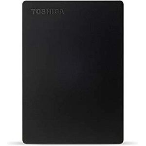 Toshiba - Canvio Slim - Harde Schijf - Zwart - 1TB - Aluminium