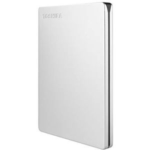 Toshiba - Canvio Slim - Externe Harde Schijf - 1000 GB - Zilver