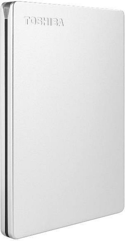 Toshiba - Canvio Slim - Harde Schijf - Zilver - 2TB