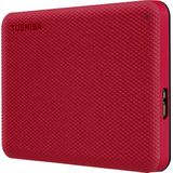 Toshiba Canvio Advance - 1 TB - Externe Harde Schijf - USB 3.2 - Rood