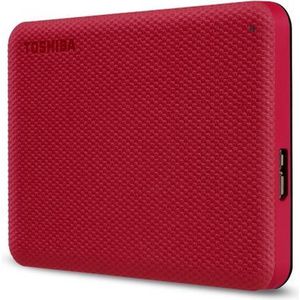 Toshiba Canvio Advance 1 TB Externe harde schijf (2,5 inch) USB 3.2 Gen 1 Rood HDTCA10ER3AA