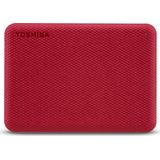 Toshiba Canvio Advance V2 (2 TB), Externe harde schijf, Rood