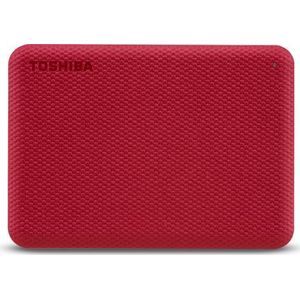 Toshiba Canvio Advance V2 (2 TB), Externe harde schijf, Rood