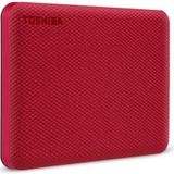 External Hard Drive Toshiba CANVIO ADVANCE Red 4TB USB Gen 1
