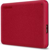 External Hard Drive Toshiba CANVIO ADVANCE Red 4TB USB Gen 1